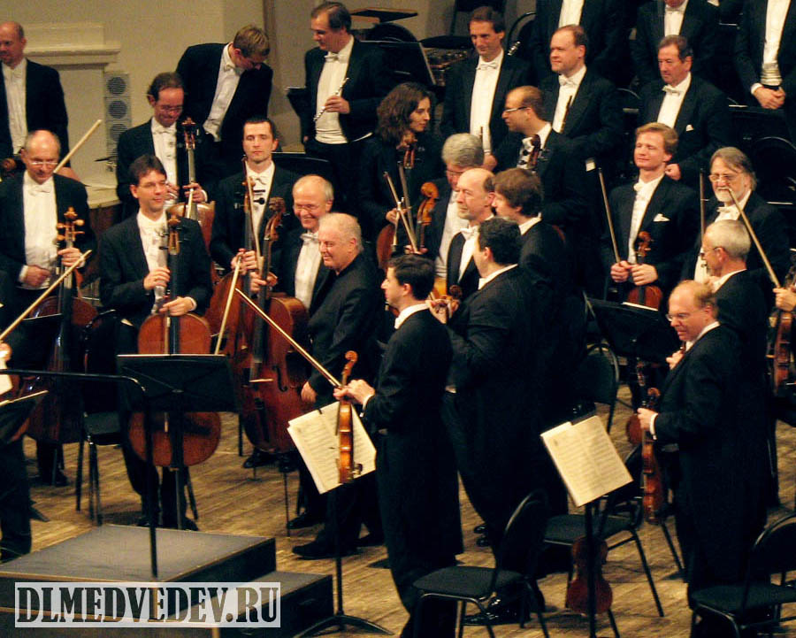 Маэстро Даниэль Баренбойм и Венский филармонический оркестр, 2007 год
