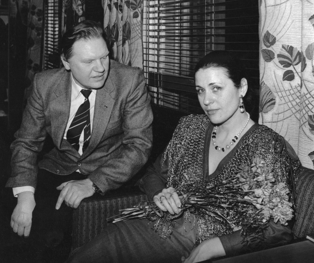 Валентина Толкунова и Лев Медведев, 1987 год