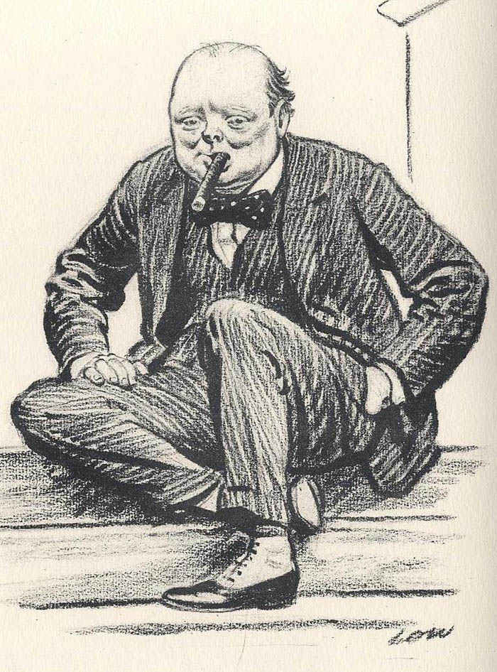 Черчилль и карикатуры