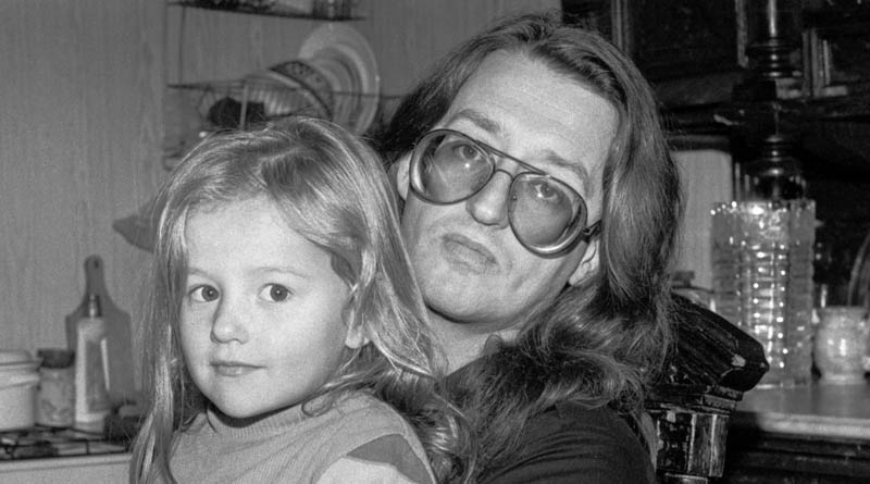 Редкая фотография певца Александра Градского с дочерью Марией