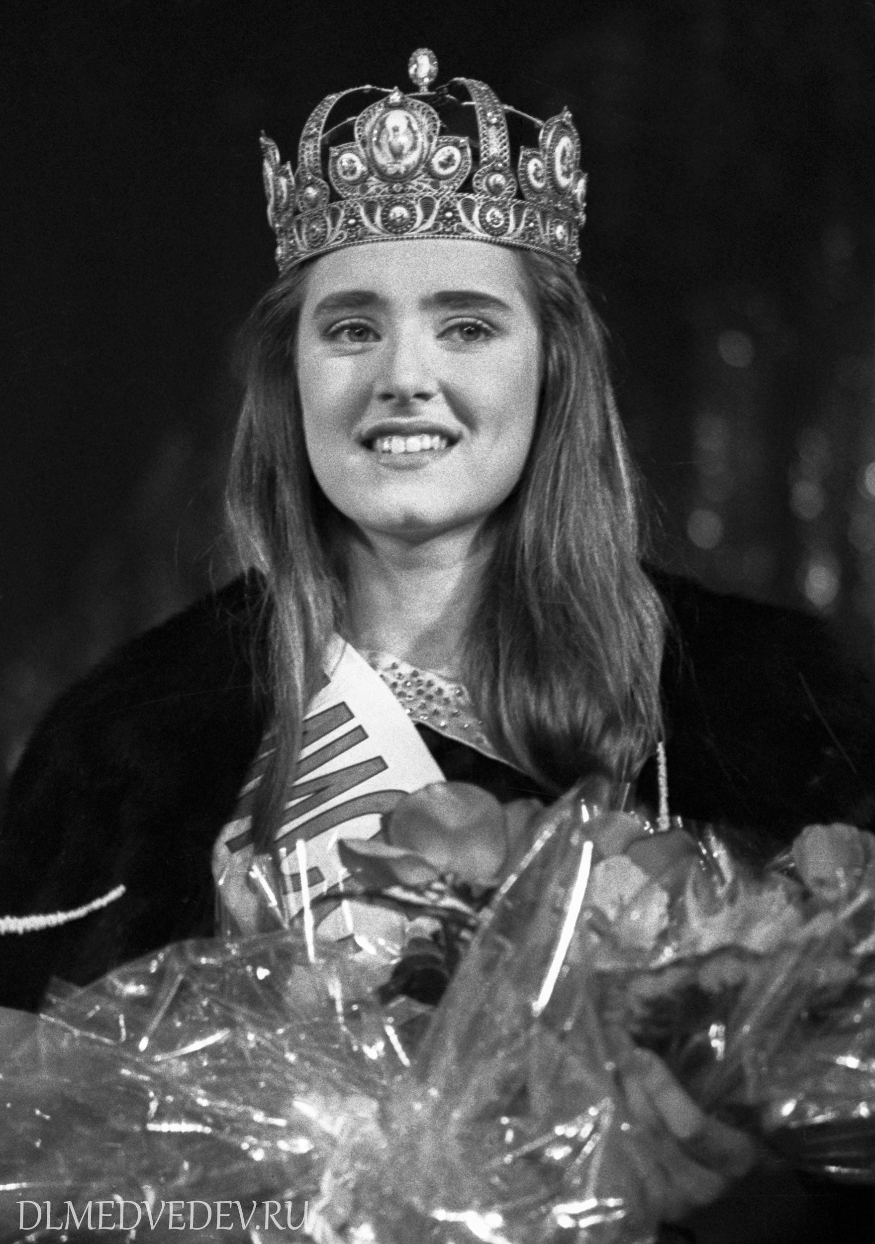 Победитель конкурса Мисс Россия 1993 Анна Байчик