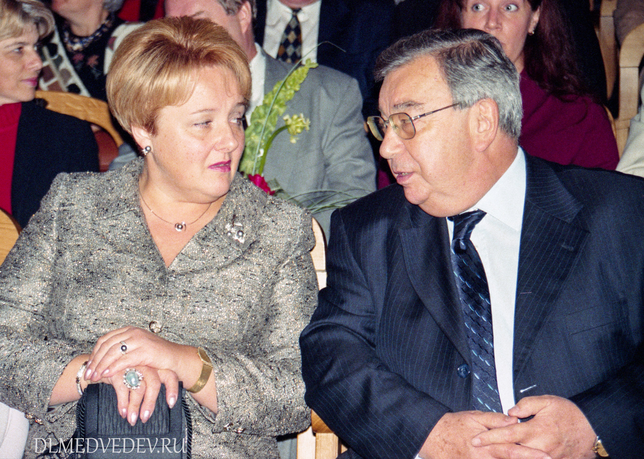 Евгений Максимович Примаков с супругой, фото Льва Медведева